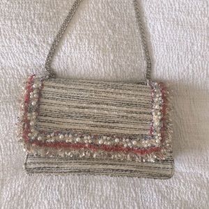 Rare Zara tweed cross body handbag